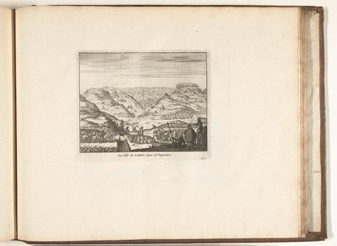 View of Tarku in Dagestan, 1726, anonymous, 1726 Canvas Print