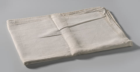 Sheet of coarse whole linen, marked with year 1852., anonymous, 1852 Canvas Print