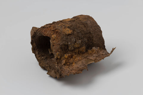 Structure of wood in concretion, in which there is also a shard of glass, from the wreck of the East Indiesman 't Vliegend Hart, who was lost in 1735, c. 1700 - c. 1735 Canvas Print