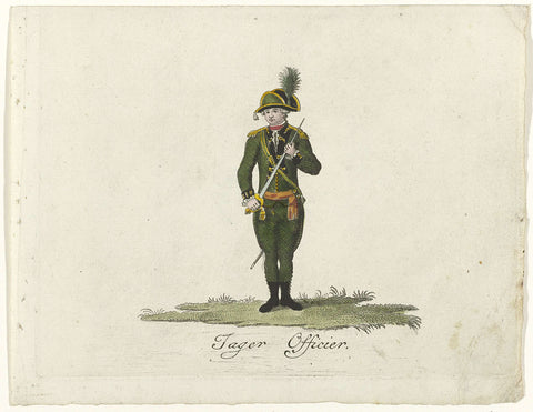 Jager, anonymous, 1785 Canvas Print