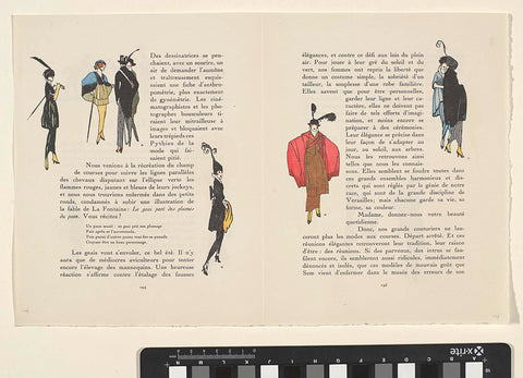 Gazette du Bon Ton, 1914 - No. 6, p. 194: Aux Courses, Francisco Javier Gosé, 1914 Canvas Print