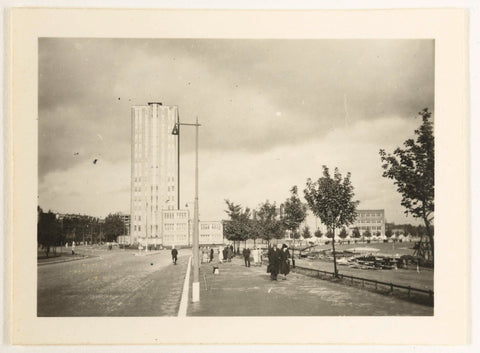 View of the GEB building on the Rochussenstraat in Rotterdam, anonymous, 1940 Canvas Print