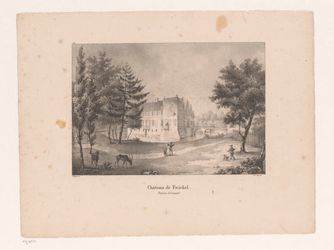 View of Twickel Castle, HI Coleye, c. 1825 Canvas Print