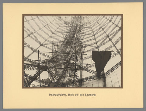 Walkway inside the zeppelin, anonymous, 1924 Canvas Print