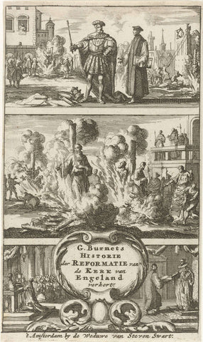 Reformatie in Engeland, Jan Luyken, 1689 Canvas Print