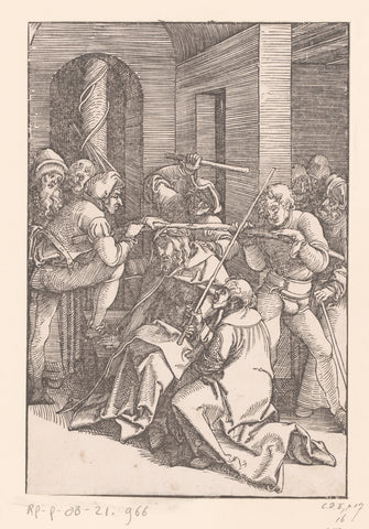 Doornenkroning, anonymous, Hans Schäufelein, 1506 - 1507 Canvas Print