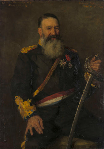 Piet J. Joubert (1831-1900). Commander-General of the South African Republic, Thérèse Schwartze, 1890 Canvas Print