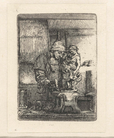 The goldsmith, Rembrandt van Rijn, 1850 - 1906 Canvas Print