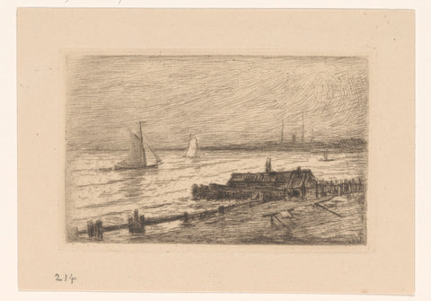 View of the Rietlanden, Carel Nicolaas Storm van 's-Gravesande, 1884 - 1887 Canvas Print