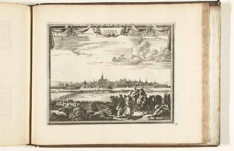 View of Vienna, 1726, anonymous, 1726 Canvas Print