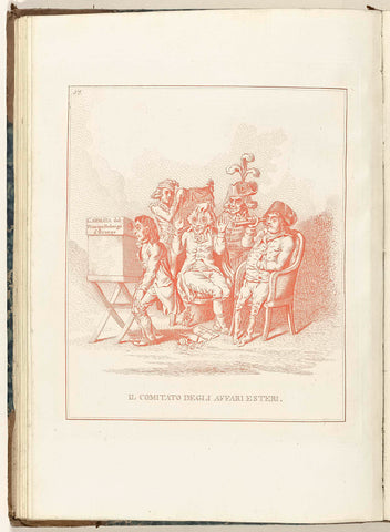 Committee on Foreign Affairs, 1795, anonymous, 1799 Canvas Print