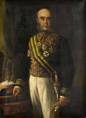 James Loudon (1824-1900). Governor-General (1871-75), Andries van den Berg, 1871 - 1885 Canvas Print