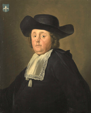 Jacob Rijswijk (1641-96), anonymous, 1665 - 1675 Canvas Print