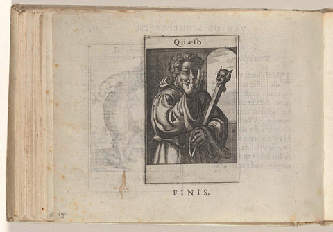 Finis - Quaeso, Roemer Visscher, 1614 Canvas Print