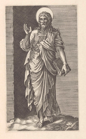 Christ, anonymous, c. 1555 - c. 1565 Canvas Print