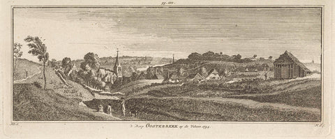 View of Oosterbeek, Hendrik Spilman, 1745 Canvas Print