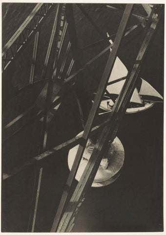 View from the Pont Transbordeur, László Moholy-Nagy, 1929 Canvas Print