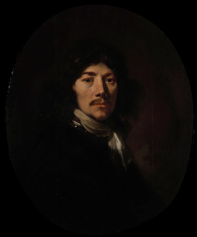 Self Portrait, circa 1660, Jacob van Loo, 1655 - 1665 Canvas Print