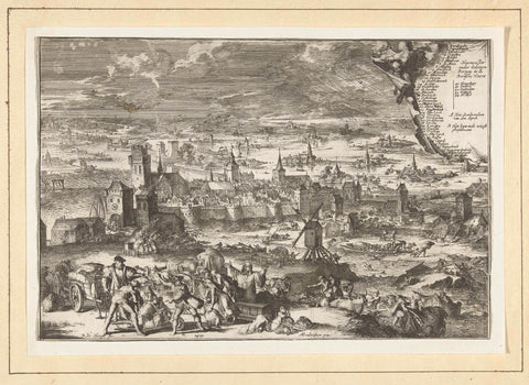 Saint Elizabeth's Flood, 1421, Romeyn de Hooghe, 1675-1677 Canvas Print