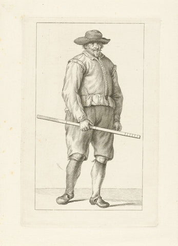 Hugo Grotius in mason's clothing, Pieter de Mare, 1791 - 1793 Canvas Print