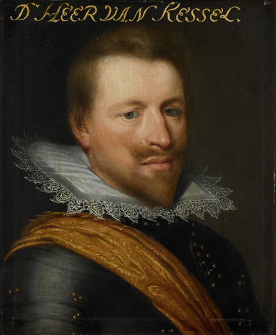 Portrait of Willem Adriaen, Count van Hornes, Lord of Kessel and Westwezel, General of Artillery, Jan Antonisz van Ravesteyn (workshop of), c. 1616 - c. 1633 Canvas Print