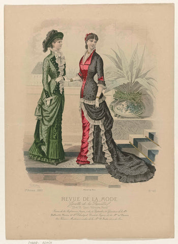 Revue de la Mode, Gazette de la Famille, Sunday, January 25, 1880, 9th year, No. 421: Soaps of the Parfumeri (...), Guido Gonin, 1880 Canvas Print