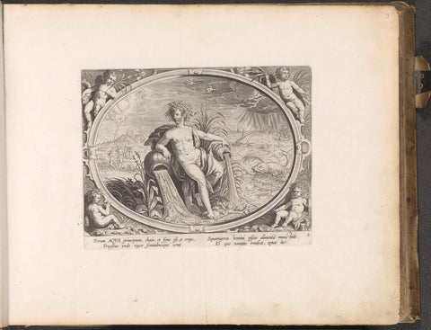 Water, Adriaen Collaert, 1653 - 1654 Canvas Print