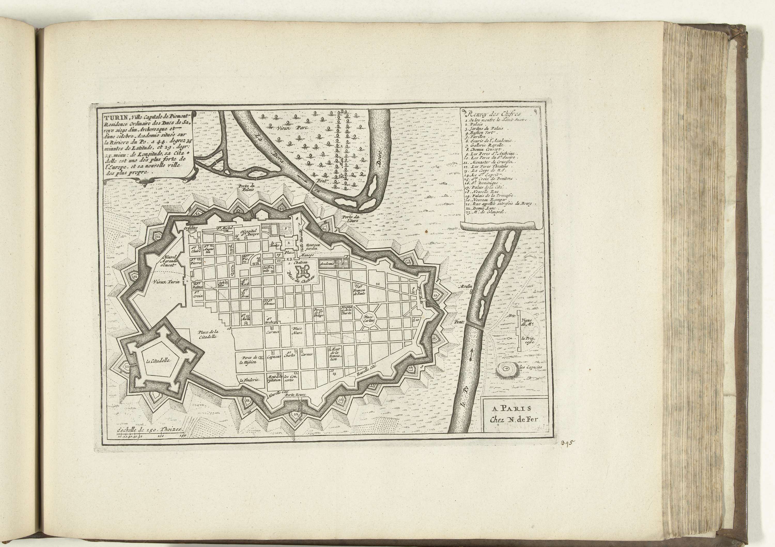 Map of Turin, 1726, anonymous, 1726 | CanvasPrints.com