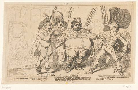 Cartoon on Charles Fox, 1788, James Gillray, 1788 Canvas Print