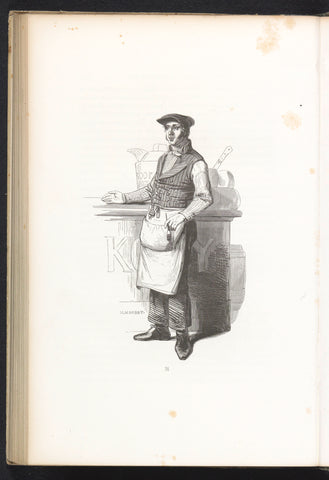 The grocer, 1840-1841, Henry Brown, 1841 Canvas Print