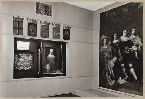 Room with paintings and coats of arms, 1971 Canvas Print