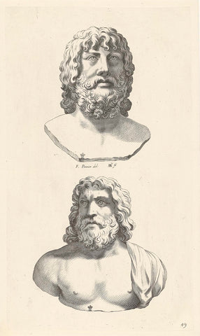 Busts of jupiter Capitolinus, Michel Natalis, 1640 Canvas Print