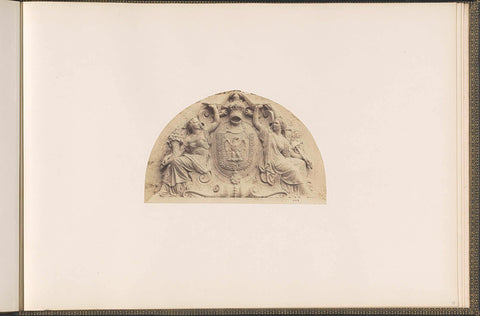 Plaster model for sculpture at the Palais du Louvre: 