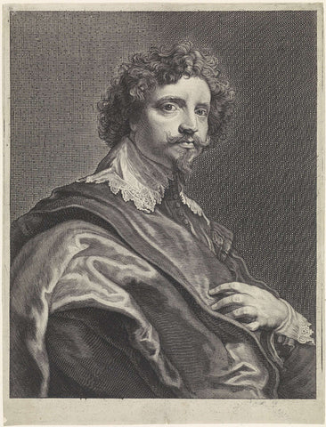 Portrait of Michiel le Blon, Theodor Matham, c. 1625 - 1676 Canvas Print