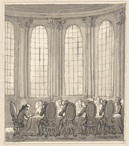 In 't Jaar 1785, anonymous, c. 1789 - c. 1810 Canvas Print