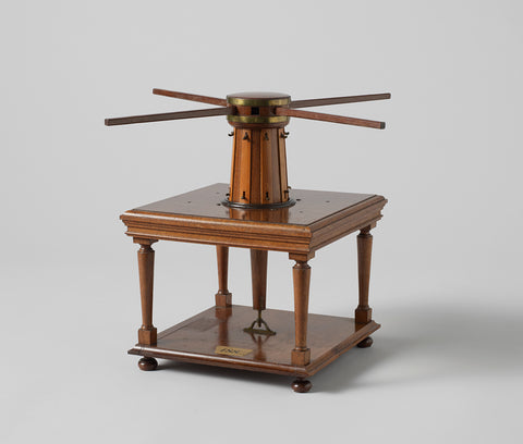 Model of a Capstan, 's Lands Werf Amsterdam (possibly), c. 1780 Canvas Print