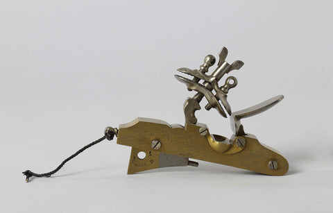 Gunlock (Flintlock) for a Carronade with a Double Flint, anonymous, c. 1820 Canvas Print