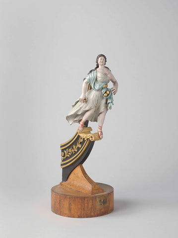 Model of a figurehead, anonymous, c. 1796 - c. 1850 Canvas Print