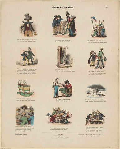 Proverbs, J. Rehle, 1843 - c. 1920 Canvas Print