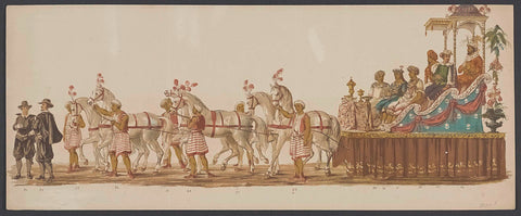 Delft parade of 1862, sixth group, Willem Bernardus IJzerdraat, 1862 Canvas Print