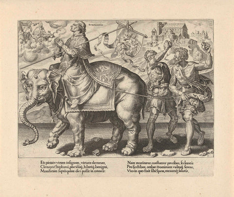 Triumph of Stephen, Dirck Volckertsz. Coornhert, 1638 Canvas Print