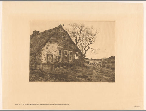 Farmhouse, Gottfried van Pelt, 1913 Canvas Print