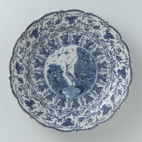 Dish, De Porceleyne Byl, c. 1750 - c. 1790 Canvas Print