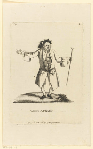 Who's afraid, Matthew Darly, 1772 Canvas Print