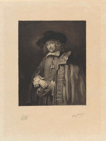 Portrait of Jan Six, Willem Steelink (II), 1888 - 1891 Canvas Print