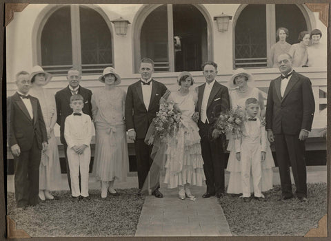 Wedding, anonymous, 1925 - 1927 Canvas Print