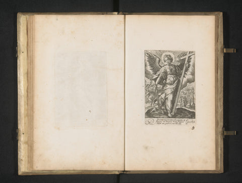 Archangel Zadkiël, Crispijn van de Passe (I), 1670 - 1726 Canvas Print