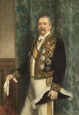 Willem Rooseboom (1843-1920). Governor-General (1899-1904), Hendrik Johannes Haverman, 1905 Canvas Print