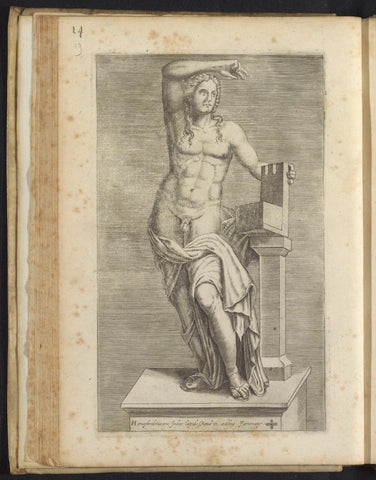 Sculpture by Hermaphroditus, anonymous, 1584 Canvas Print