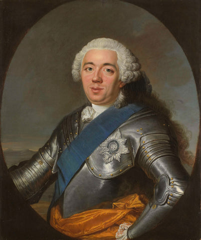 Willem IV (1711-1751), Prince of Orange-Nassau, Jacques-André-Joseph Aved, 1750 - 1751 Canvas Print